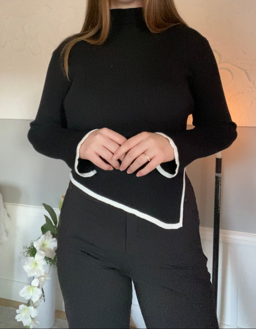 Asymmetrisk tröja ALICE Svart