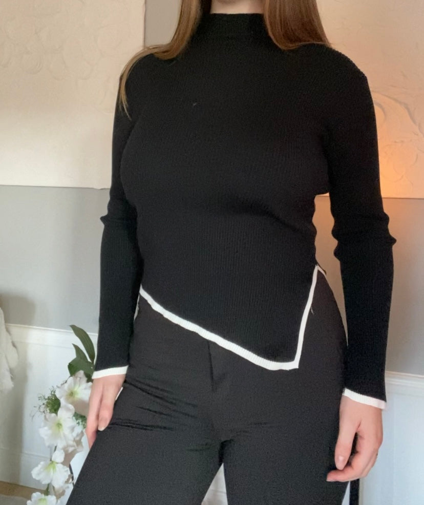 Asymmetrisk tröja ALICE Svart