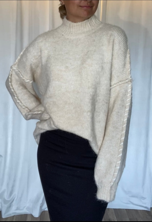 Oversized sweater Beige